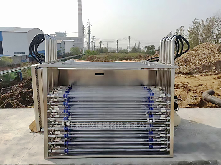 河南新安東區污水廠(chǎng)明渠式紫外線(xiàn)消毒器BOT-ZWX-4-8